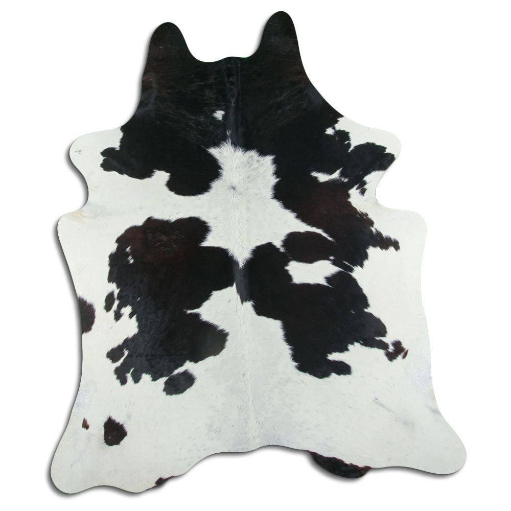 Must/valge lehmanahk XL