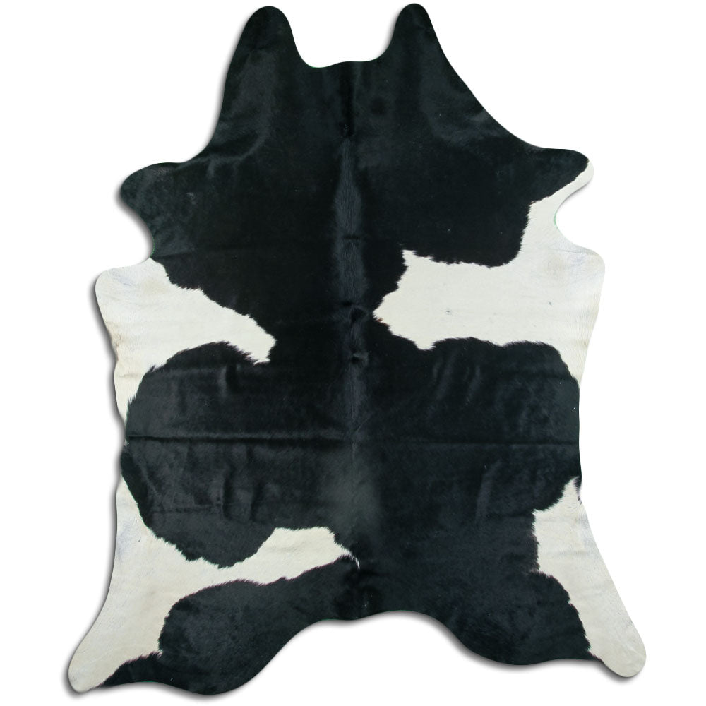 Must/valge lehmanahk XXL