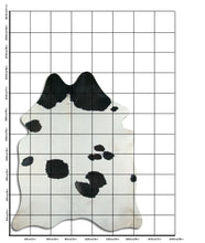 Load image into Gallery viewer, Must/valge lehmanahk XXL

