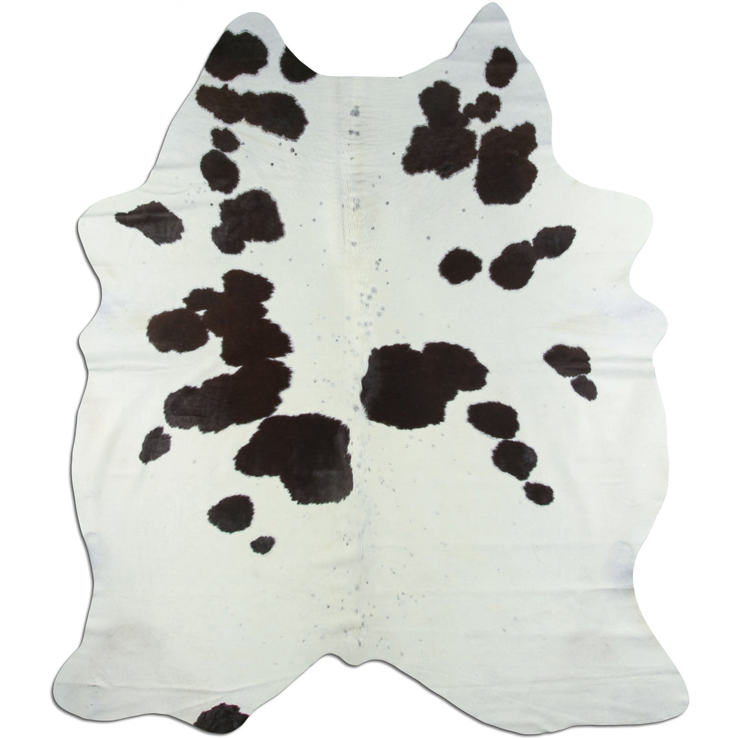 Must/valge lehmanahk XL