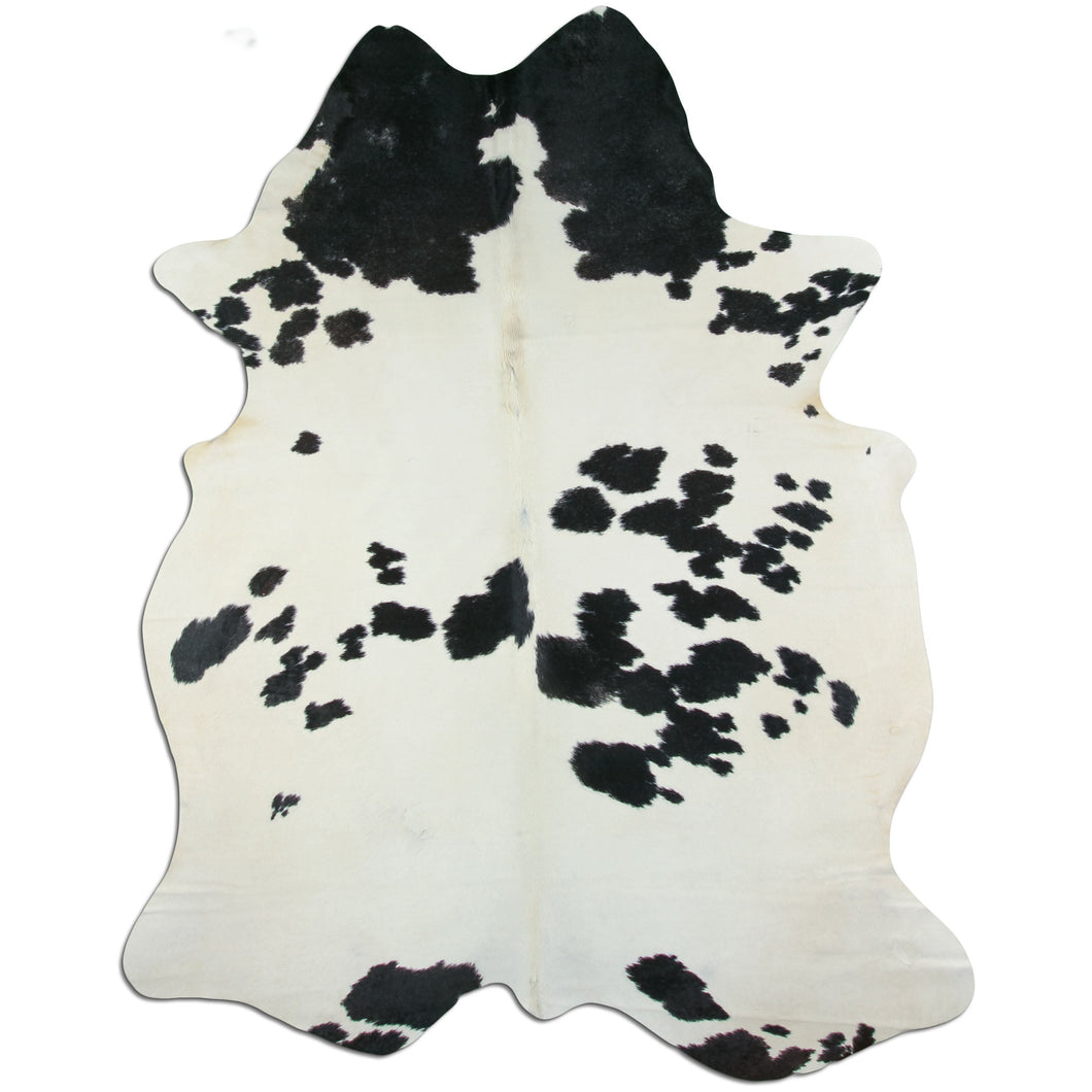 Must/valge lehmanahk XXL