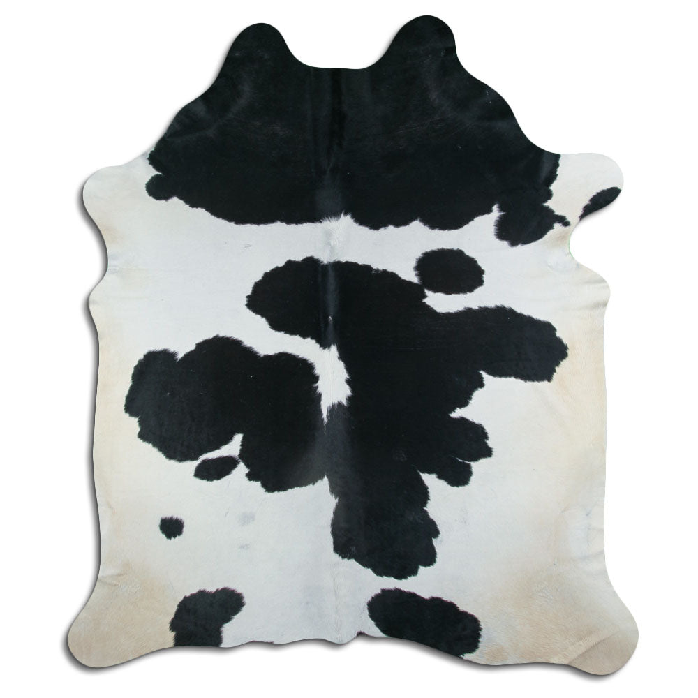 Must/valge lehmanahk XXL