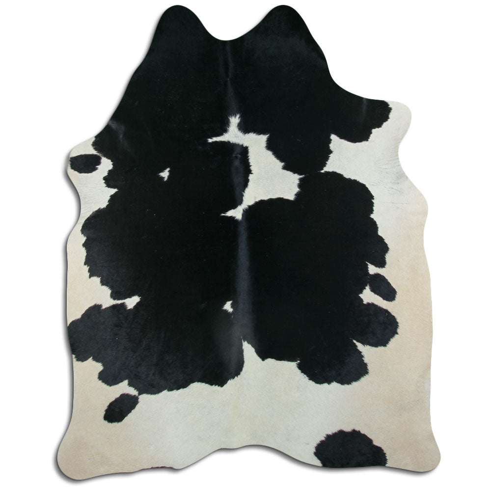 Must/valge lehmanahk XL
